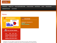 Tablet Screenshot of calpeach.com